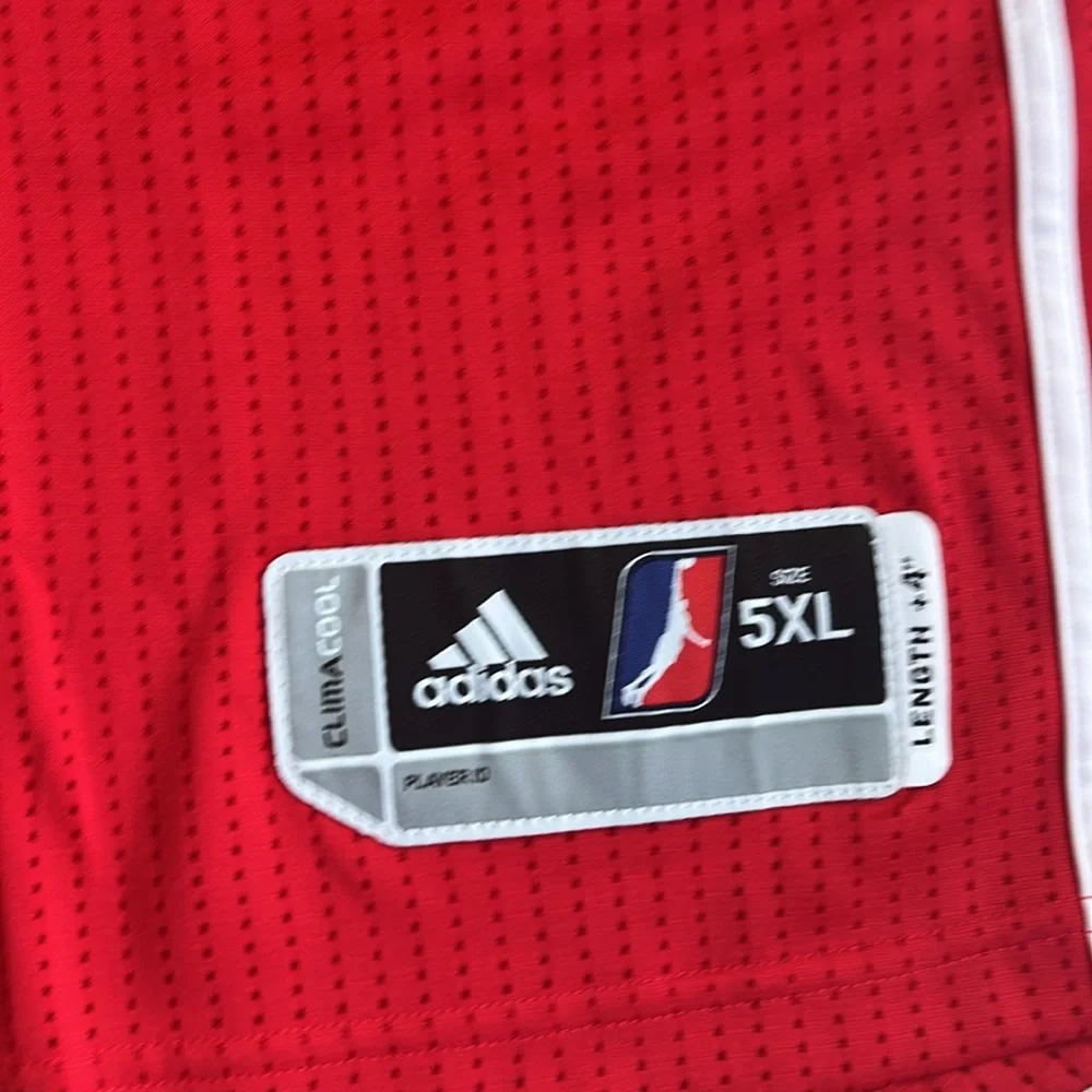 Maine Red Claws Authentic On-Court Team‎ Issued Pro Cut Red Jersey Men's 5XL